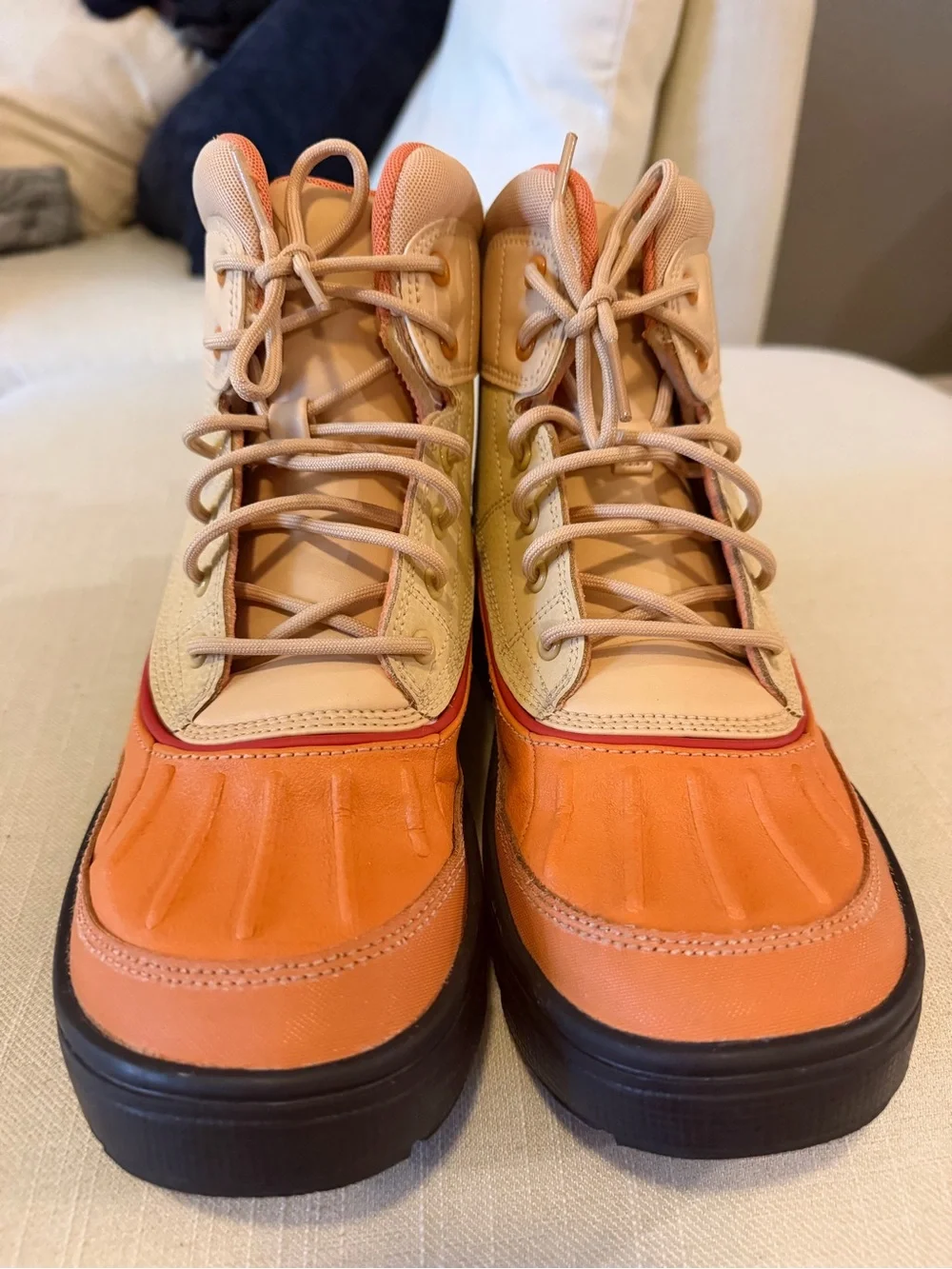 Nike Woodside 2 High ACG GS 'Sesame Hot Curry' Boots